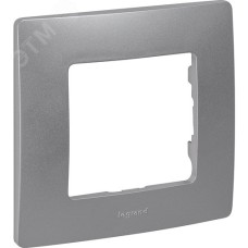 Рамка 1-местная алюминий ETIKA