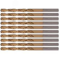 Сверла HSS по металлу, титановое покрытие 4.0 мм (10 шт)