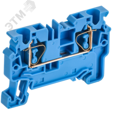 ARMAFIX Клемма пружинная CX4 BU 4мм2 проходная синяя IEK