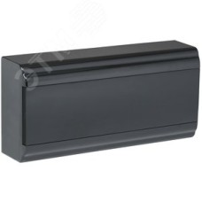 Корпус модульный пл. нав. ЩРН-П-18 PRIME черный IP41