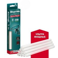 Ультрамощные клеевые стержни Ultra Power прозрачные 11х250 мм 10 шт.