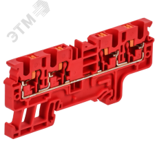 ARMAFIX Клемма пружинная Push In CP-MC 4 вывода 4мм2 красная IEK