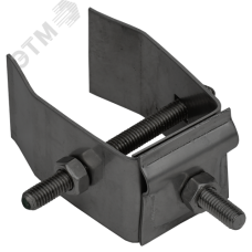 Держатель проводника круглого 6-10 мм для конструкций h 70 мм оцинкованная сталь TD