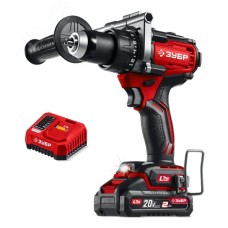 Дрель-шуруповерт, бесщеточная 20 В, 165 Н·м, 1 АКБ LMS 2 А·ч