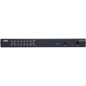 16-портовый КВМ-коммутатор высокой плотности с кабелем Cat 5  KH1516A/KH1516A-AX-G/ 16 Port Cat 5 High Density KVM SW W/POWER