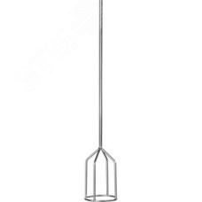 Миксер ''Профессионал'' для гипсовых смесей и наливных полов, шестигранный хвостовик, оцинкованный, на подвеске, 100х590мм