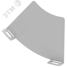 Перегородка разд. 100мм пов. верт. внут. 45град RAL 9016 IEK