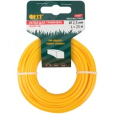 Леска для садовых триммеров ''Квадрат'' 2.5 мм х 25 м