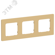 FLITE CLASSIC Рамка 3-местная РУ-3-К-ФлШм шамуа IEK