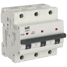 Выключатель автоматический M10H 3P B 80A