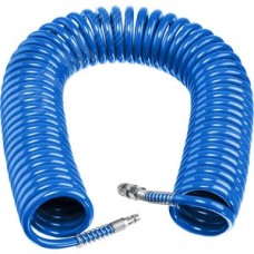 Шланг спиральный воздушный с фитингами рапид 20 м, 8х12 мм, 15 бар, Професиионал