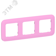 FLITE ARTISTIC Рамка 3-местная РУ-3-А-ФлПр пурпурный IEK