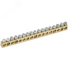 TEKFOR Шина нулевая сечение 6х9 17 отв. IEK