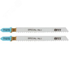 Полотна по металлу, полимерным и эпоксидным материалам, HSS, фрезерованн. зубья, 100/74/3 мм (T127D), 2 шт