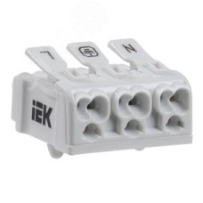 Клемма пружинная соединительная КСПн3-L+N+PE