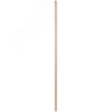 Черенок березовый для щеток, грабель, мётл, диаметр 25 мм, L=1200 мм, высший сорт