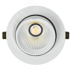 Светильник светодиодный поворотный ДВО 1822 35Вт 4000К IP20 круг белый