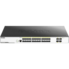 Коммутатор/ Managed L2 Switch 24x1000Base-X SFP, 4x10GBase-X SFP+, CLI, RJ45 Console, RPS, Dying Gasp