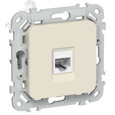 FLITE Розетка компьютерная RJ45 категория 5Е UTP РК5е-1-0-ФлСл сливочный IEK