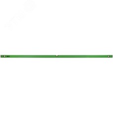 Уровень ''Техно'', 3 глазка, зеленый корпус, фрезерованная рабочая грань, шкала 2000 мм