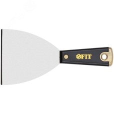 Шпатель для удаления ржавчины Профи, толщ. лезвия 1 мм, пластик.ручка с метал.бойком 4'' (100 мм)