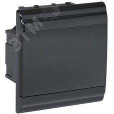 Корпус модульный пл. встр. ЩРВ-П-6 PRIME черный IP41