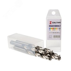 Сверло по металлу, индустриальное, DIN 338, HSS-G, Тип N, 5xD, 10,50 мм, (1 комплект-5 шт)