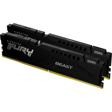 Память оперативная/ Kingston 64GB 5200MT/s DDR5 CL40 DIMM (Kit of 2) FURY Beast Black