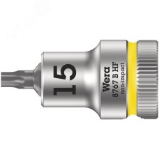 Головка торцевая 8767 B HF TORX Zyklop со вставкой DR 3/8 с функцией фиксации крепежа TX 15X35 мм
