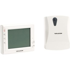 Термостат комнатный Teplocom TS-Prog-2АА/3А-RF, беспроводной, прогр, реле 250В, 3А