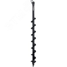 Шнек для мотобуров, грунт, d=60 мм, однозаходный