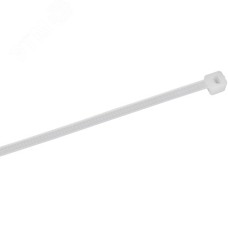Хомут P6.6 стандартный белый 2.5х260мм 100шт/упак IEK