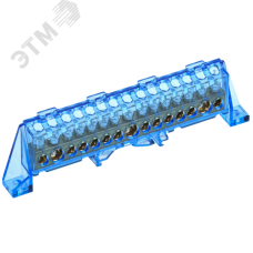 TEKFOR Шина N ноль в комбинированном DIN-изоляторе Стойка 8х12-15-С IEK
