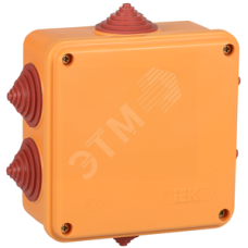 Коробка распаячная огнестойкая ПС 100х100х50мм 4P 10мм2 IP55 6 вводов