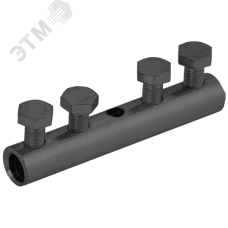 Зажим соединительный прямой пруток-пруток 6-10 мм оцинкованная сталь TD