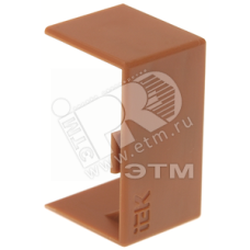 Соединитель на стык ELECOR КМС 40х25 дуб (1 уп.-4 шт.)