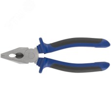 Плоскогубцы комбинированные ''Один'' двухцветные обрезиненные ручки, полированная сталь 200 мм