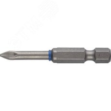 Биты ''ЭКСПЕРТ'' торсионные кованые, обточенные, хромомолибденовая сталь, тип хвостовика E 1/4'', PH1, 50мм, 2шт
