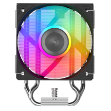 Кулер для процессора/ CPU Cooler SAMA X40L (200W, 4-pin PWM, 133.5mm, 4x6mm, ARGB, 1x100mm, 50.1CFM, 35.2dBA, 2600RPM, S: 1851/1700/1200/115X, AM5/AM4, silver)