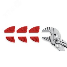 Накладки на губки, сменные, защитные для клещей Vise-Wrench, 300 мм, набор из 3-х пар