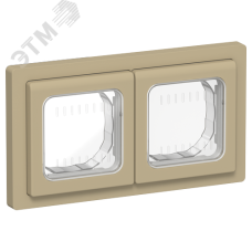 FLITE Рамка 2-местная IP55 Рпро-2-55-ФлХ хаки IEK