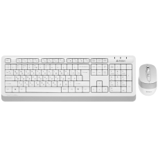 Клавиатура + мышь A4Tech Fstyler F1010 клав:белый/серый мышь:белый/серый USB Multimedia (F1010 WHITE