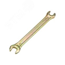 Ключ рожковый 6х7 мм, желтый цинк