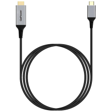 Кабель/ Кабель GoPower Type-C (m)-HDMI (m) 2.0м ПВХ 4K 60Hz черный Premium Zip-Lock c подвесом (1/100)
