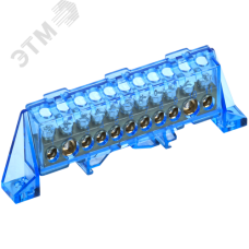 TEKFOR Шина N ноль в комбинированном DIN-изоляторе Стойка 8х12-11-С IEK