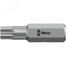 Бита 860/1 Z XZN Triple-square (12-лучевая звездочка) вязкая твердость хвостовик 1/4 C 6.3 M 5X25 мм