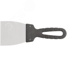 Шпатель, лезвие нержавеющая сталь, пластиковая ручка 80 мм