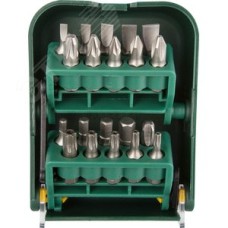 Набор бит ''EXPERT'', , в мобильном бит-боксе с клипсой, Cr-V, 25мм, 21 предмет