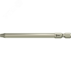 Бита 3867/4 TS TORX BO с отверстием под штифт нержавеющая сталь хвостовик 1/4 E 6.3 TX 25X89 мм