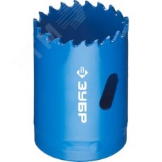 Коронка биметаллическая 38мм, быстрорежущая сталь